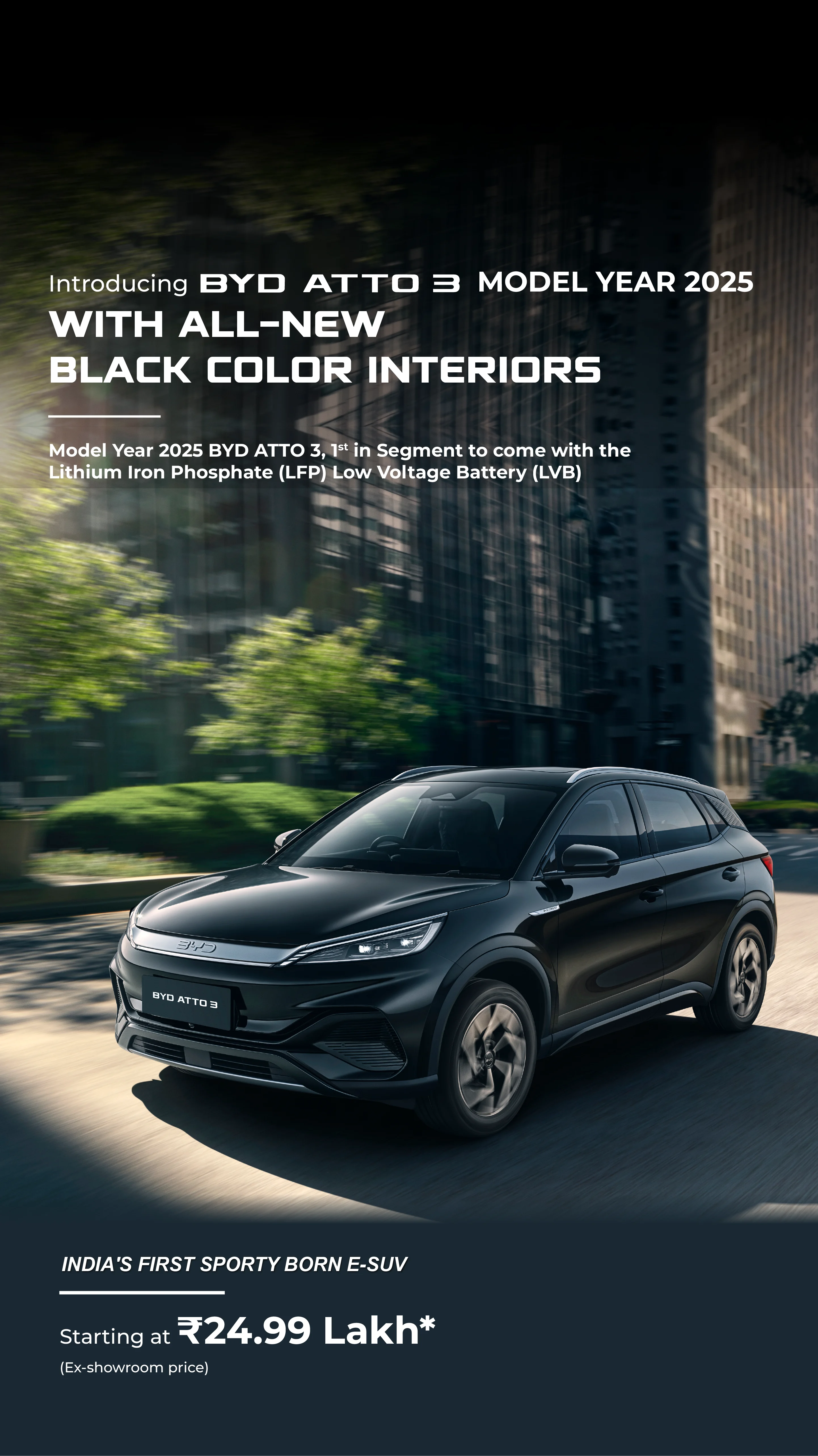 Best Electric Cars & EV SUVs in India - BYD India