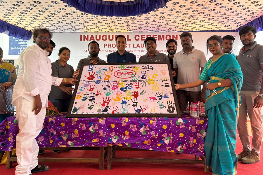 BYD India strengthens community infrastructure through education, healthcare and environmental CSR initiatives
